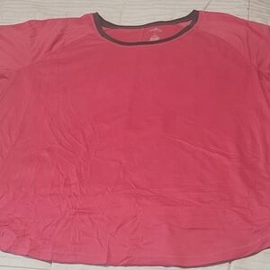 St. John's Bay Bright Pink Short Sleeve Tee